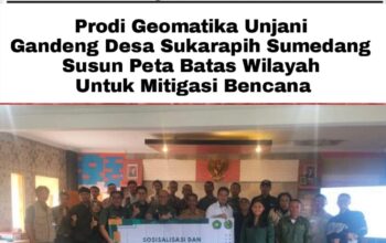 Prodi Geomatika Unjani Gandeng Desa Sukarapih Sumedang Susun Peta Batas Wilayah untuk Mitigasi Bencana