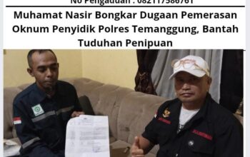Muhamat Nasir Bongkar Dugaan Pemerasan Oknum Penyidik Polres Temanggung, Bantah Tuduhan Penipuan