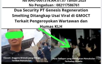 Dua Security PT Genesis Regeneration Smelting Ditangkap Usai Viral di GMOCT Terkait Pengeroyokan Wartawan dan Humas KLH