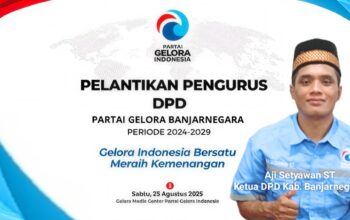 Aji Setiyawan ST Resmi Nakhodai DPD Partai Gelora Banjarnegara, Anis Matta Beri Dukungan Penuh