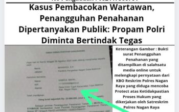 Kasus Pembacokan Wartawan, Penangguhan Penahanan Dipertanyakan Publik: Propam Polri Diminta Bertindak Tegas