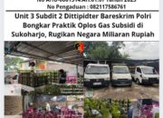Unit 3 Subdit 2 Dittipidter Bareskrim Polri Bongkar Praktik Oplos Gas Subsidi di Sukoharjo, Rugikan Negara Miliaran Rupiah