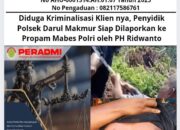 Diduga Kriminalisasi Klien nya, Penyidik Polsek Darul Makmur Siap Dilaporkan ke Propam Mabes Polri oleh PH Ridwanto