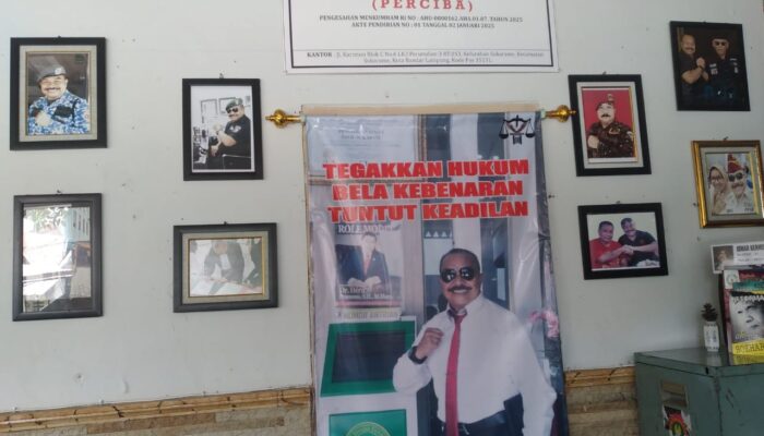 Penasehat PERCIBA Desak KPK Lebih Serius Tangani Praktik Korupsi di Provinsi Lampung