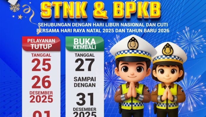Satlantas Polres Semarang Umumkan Jadwal Pelayanan STNK dan BPKB Selama Libur Natal 2025 dan Tahun Baru 2026