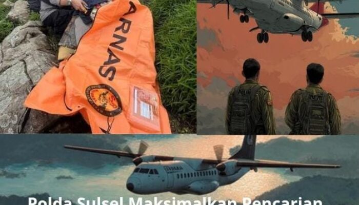 Polda Sulsel Maksimalkan Pencarian Pesawat ATR 42-500 yang Hilang Kontak di Maros–Pangkep
