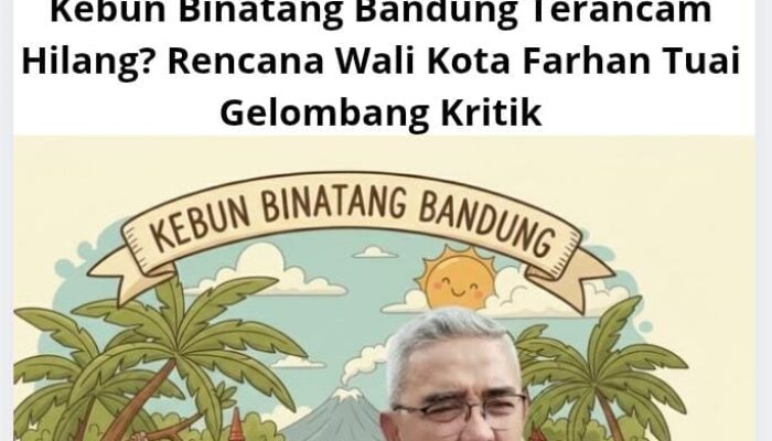 Kebun Binatang Bandung Terancam Hilang? Rencana Wali Kota Farhan Tuai Gelombang Kritik