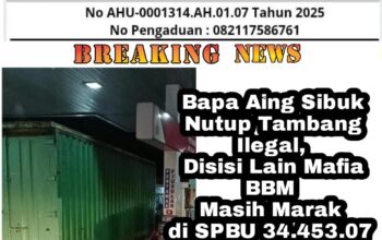 Bapa Aing Sibuk Nutup Tambang Ilegal, Disisi Lain Mafia BBM Masih Marak di SPBU 34.453.07 Cimanggung Sumedang