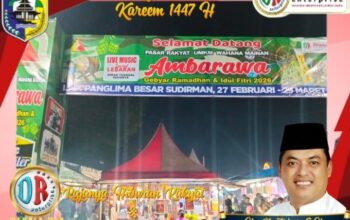 Pasar Malam Diana Ria Enterprise di Lapangan PangSar Ambarawa Ramai Dikunjungi Meski Pagi Besok Harus Kerja