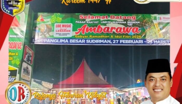 Pasar Malam Diana Ria Enterprise di Lapangan PangSar Ambarawa Ramai Dikunjungi Meski Pagi Besok Harus Kerja
