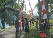 Menjelang Penutupan TMMD Ke-127, Desa Ujong Blang Dipenuhi Umbul-Umbul