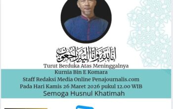 BERITA DUKA: Staff Redaksi Penajournalis.com Bpk. Kurnia Bin E Komara (PAK RT KURNIA) Berpulang ke Rahmatullah