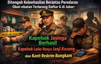 “Ditengah Keberhasilan Berantas Peredaran Obat-obatan Terlarang Daftar G di Jabar: Kapolsek Jasinga Berhasil, Kapolsek Leles Hanya Janji Kosong dan Kanit Reskrim Bungkam