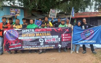 Ribuan Ojol Sepeta Gelar Ofbid Nasional, Bersatu Lawan Kapitalisme Digital