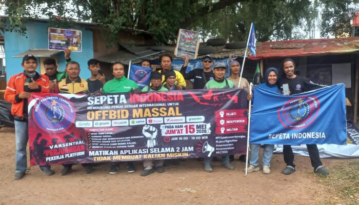 Ribuan Ojol Sepeta Gelar Ofbid Nasional, Bersatu Lawan Kapitalisme Digital