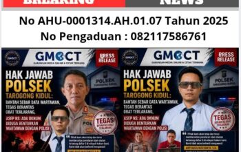 Hak Jawab Polsek Tarogong Kidul: Bantah Sebar Data Wartawan, Tegas Berantas Obat Terlarang, Asep NS: Ada Oknum Diduga Benturkan Wartawan dengan Polisi