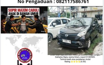 Biadab! Sopir Taksi Maxim Cabuli Penumpang di Bawah Umur, Ditangkap Warga & Dijerat Pasal Berat