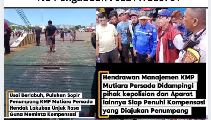 Akhirnya Terselesaikan! Penumpang KMP Mutiara Persada Terima Kompensasi, Perjalanan Kembali Berlanjut
