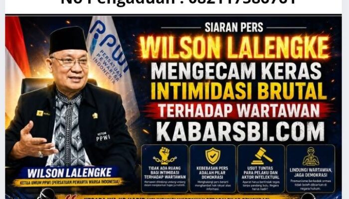 Wilson Lalengke Kecam Keras Aksi Biadab Intimidasi Wartawan KabarSBI: Serangan Langsung Terhadap Demokrasi