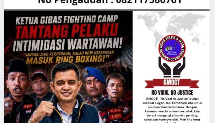 Ketua GIBAS Fighting Camp Tantang Pelaku Intimidasi Wartawan: “Sok Jago” Hobi Kekerasan? Masuk Ring Boxing Saja!