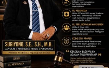 Mallpraktek Bukan Sekadar Kesalahan: Advokat Sugiyono S.E., S.H., M.H., Ajak Masyarakat Bedah Bersama Aturan Hukumnya