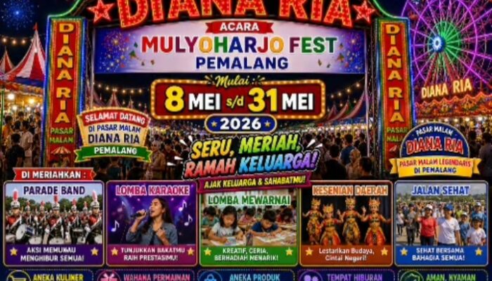Pasar Malam Diana Ria Hadirkan Mulyoharjo Fest di Pemalang, Hadirkan Hiburan Seru dan Meriah Sepanjang Mei