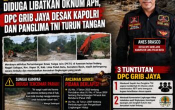 Aktivitas PETI di Lima Puluh Kota Diduga Libatkan Oknum APH, DPC GRIB Jaya Desak Kapolri dan Panglima TNI Turun Tangan