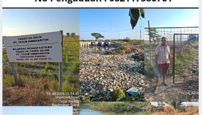 Kondisi Terkini Lahan Terisolir Akibat PT Tesco Indomaritim, Warga Tegal Taman Indramayu Menjerit Minta Keadilan, Lucky Hakim Omon Omon? Ombudsman Jabar Kemana?