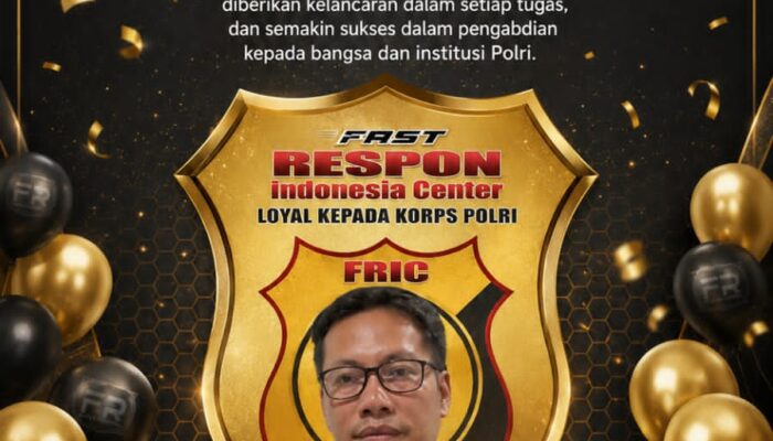 FRIC Ucapkan Selamat Ulang Tahun kepada Kasi Humas Polres Tangerang Selatan IPDA Yudhi Susanto, S.H., Apresiasi Dedikasi dan Pengabdiannya