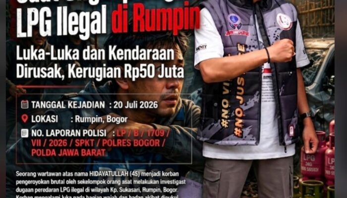 Wartawan Dikeroyok Saat Ungkap Dugaan LPG Ilegal di Rumpin, Luka-Luka dan Kendaraan Dirusak, Asep NS: Wartawan Bukan Penjahat!!!