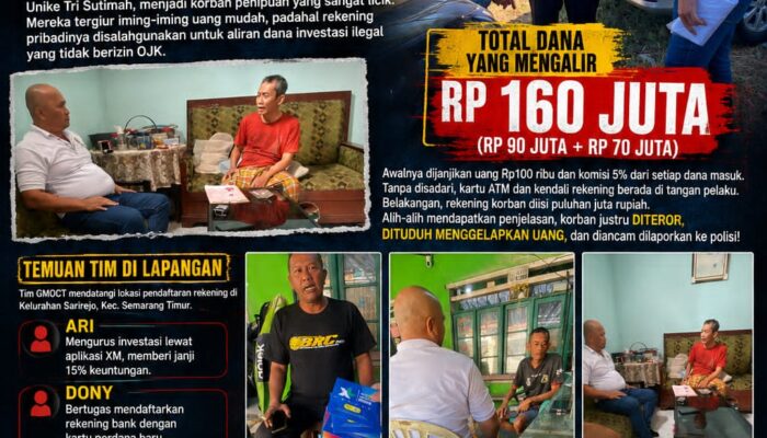 Tergiur Janji Seratus Ribu, Rekening Warga Dipakai Alirkan Uang Ilegal Sebesar 160 Juta Rupiah