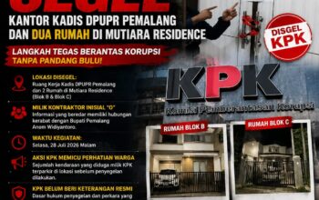 KPK Lakukan Penyegelan Kantor Kadis DPUPR Pemalang dan Dua Rumah di Mutiara Residence