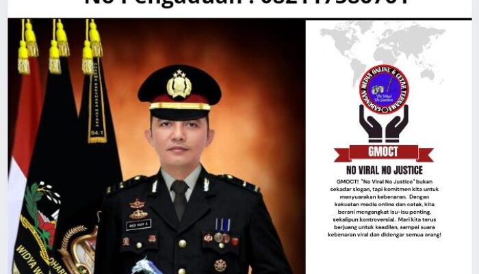 Ketua GMOCT Lampung Ucapkan Selamat kepada Kanit Reskrim Polsek Sumber Jaya IPDA Rico Hadi Saputra, S.I.P., M.H. Raih Penghargaan atas Keberhasilan Pengungkapan Kasus Curanmor