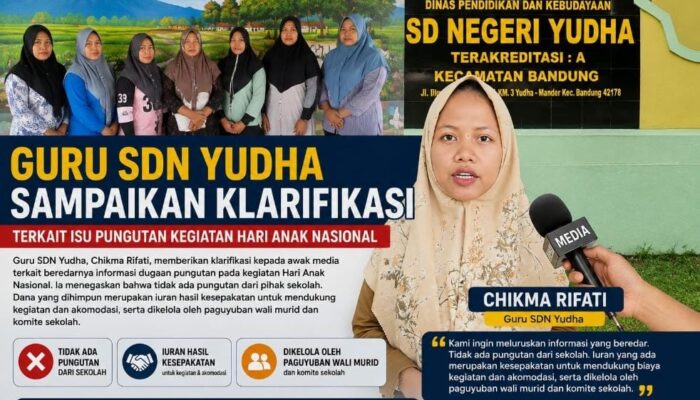 Klarifikasi Guru SDN Yudha: Tidak Ada Pungutan Sekolah, Dana Hanyalah Kesepakatan Wali Murid