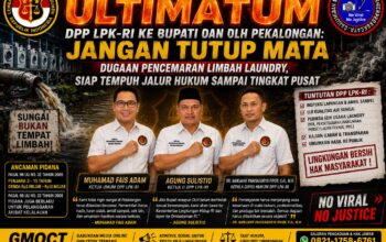 Ultimatum DPP LPK-RI ke Bupati dan DLH Pekalongan: Jangan Tutup Mata Dugaan Pencemaran Limbah Laundry, Siap Tempuh Jalur Hukum Sampai Tingkat Pusat