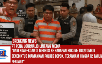 Dari Koar-koar di Medsos ke Hadapan Hukum: TBG/Tomsir Benediktus Diamankan Polres Depok, Terancam Hingga 12 Tahun Penjara