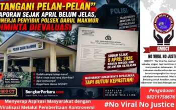 “Tangani Pelan-Pelan” — Laporan Sejak April Belum Jelas, Kinerja Penyidik Polsek Darul Makmur Diminta Dievaluasi