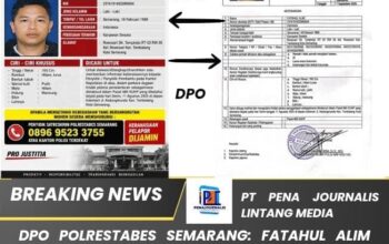 DPO Polrestabes Semarang: Fatahul Alim Dicari Terkait Dugaan Penggelapan, Pasal 486 KUHP
