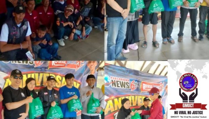 HUT Ke-3 Reportasjabar.com: Pererat Silaturahmi Dan Berbagi Kepedulian, Keluarga Besar Gmoct Berikan ucapan dan Dukungan
