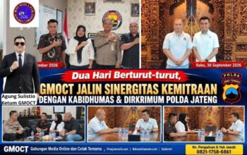 Dua Hari Berturut-turut, GMOCT Jalin Sinergitas Kemitraan dengan Kabidhumas & Dirkrimum Polda Jateng