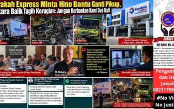 Barakah Express Minta Hino Bantu Ganti Pikup, Bakara Balik Tagih Kerugian: “Jangan Korbankan Kami Dua Kali”