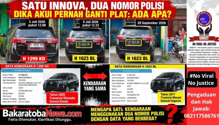 Satu Innova, Dua Plat Nomor: H 1299 KD atau H 1623 BL? Dika Akui Pernah Ganti
