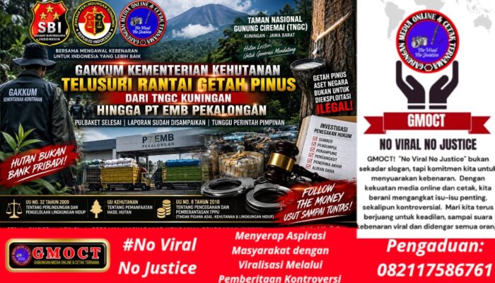 Pulbaket Getah Pinus TNGC Selesai, Rantai Penampungan Hingga PT EMB Diminta Dibuka Terang