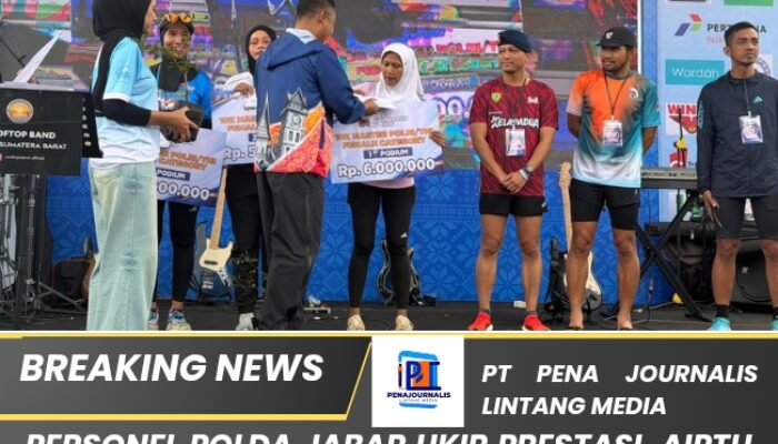 Personel Polda Jabar Ukir Prestasi, AIPTU Lia Juara 1 Police Women Run Kategori Master TNI-Polri 10 KM di Bukittinggi
