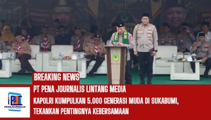 Kapolri Kumpulkan 5.000 Generasi Muda di Sukabumi, Tekankan Pentingnya Kebersamaan