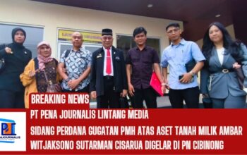 Sidang Perdana Gugatan PMH atas Aset Tanah Milik Ambar Witjaksono Sutarman Cisarua Digelar di PN Cibinong