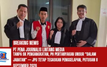 Tanpa SK Pengangkatan, PH Pertanyakan Unsur “Dalam Jabatan” — JPU Tetap Tegaskan Penggelapan, Putusan 8 September 2026