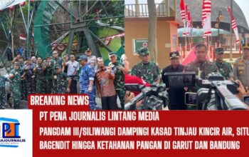 Pangdam III/Siliwangi Dampingi Kasad Tinjau Kincir Air, Situ Bagendit hingga Ketahanan Pangan di Garut–Bandung