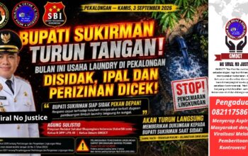 Bupati Sukirman Turun Tangan: Pekan Depan Usaha Laundry di Pekalongan Disidak, IPAL & Perizinan Dicek Menyeluruh