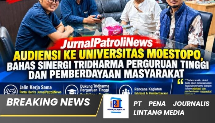 Audiensi Universitas Moestopo & JurnalPatroliNews: Sinergi Tridharma Perguruan Tinggi dan Pemberdayaan Masyarakat